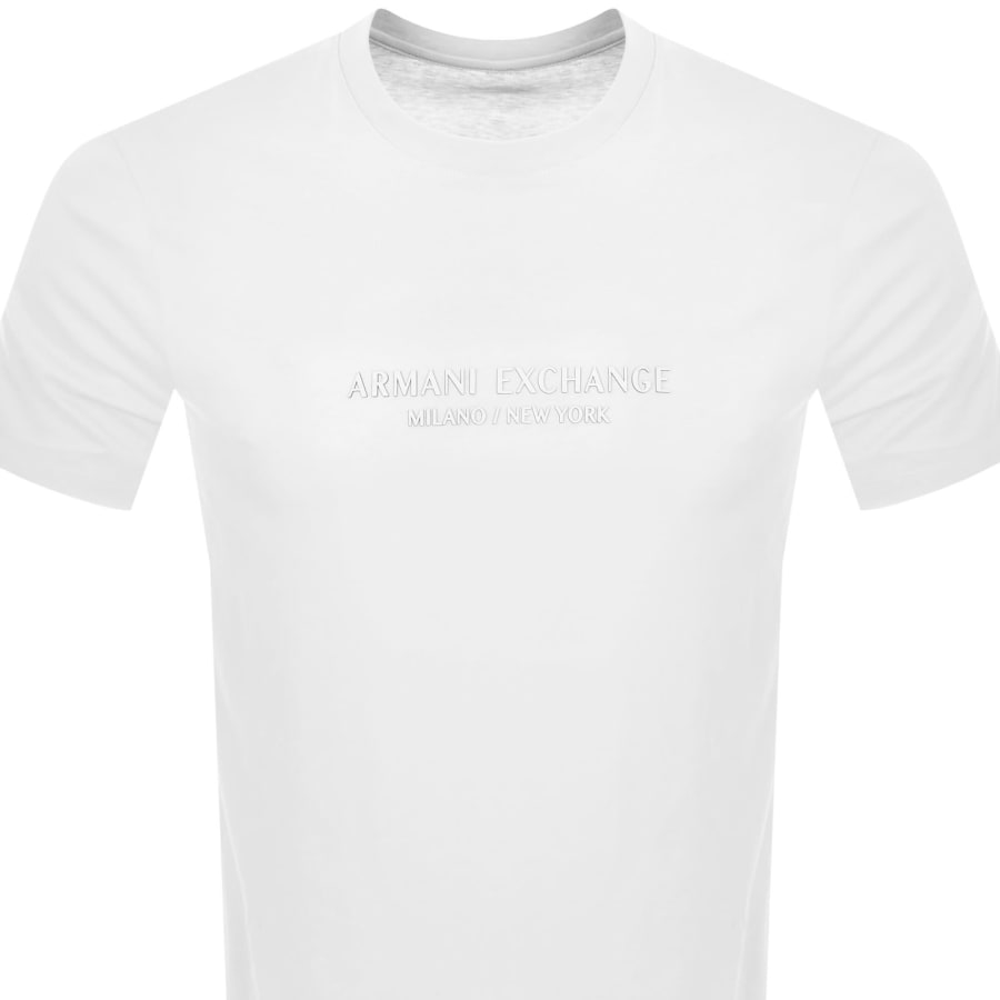 Armani Exchange Regular Fit Logo T Shirt White | Mainline Menswear us